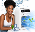 Charger l'image dans la galerie, Réfrigérateur d'air portable – Mini ventilateur USB pour chambre à coucher