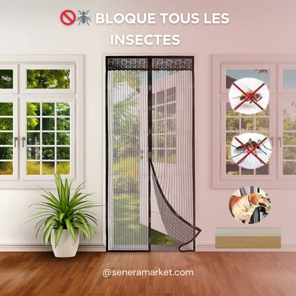 🚫🦟 Bloque moustiques, mouches et cafards