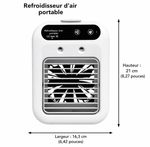 Charger l'image dans la galerie, Réfrigérateur d'air portable – Mini ventilateur USB pour chambre à coucher
