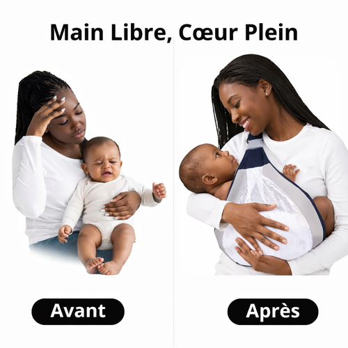 SenHappy–Porte-Bébé Confort™ – Gardez votre bébé près de vous sans fatigue