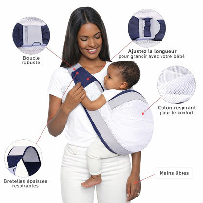 SenHappy–Porte-Bébé Confort™ – Gardez votre bébé près de vous sans fatigue